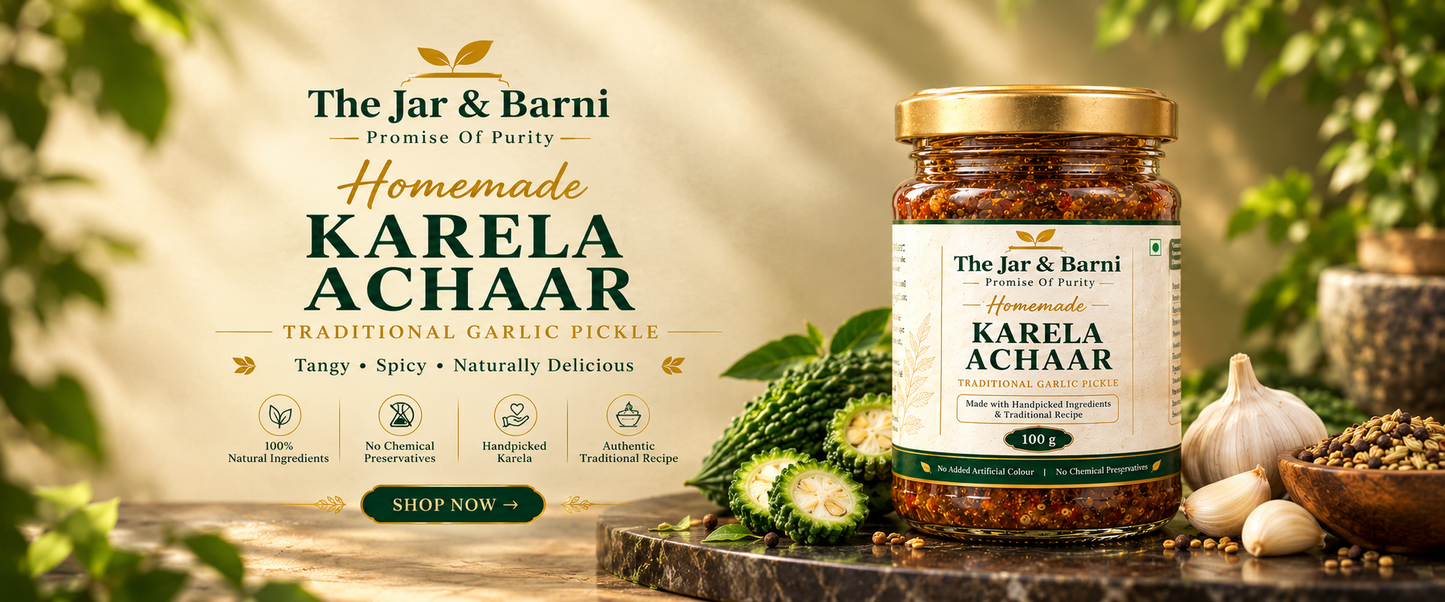 The Jar & Barni Homemade Karela Achaar