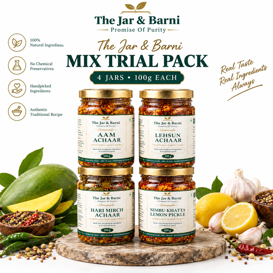 The Jar & Barni Mix Trial Pack — 4 Jars (100g each)