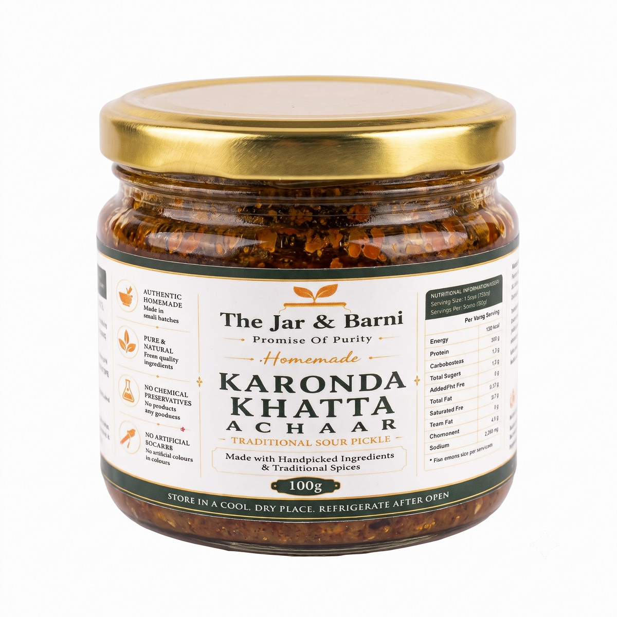 The Jar & Barni Karonda Khatta Achaar