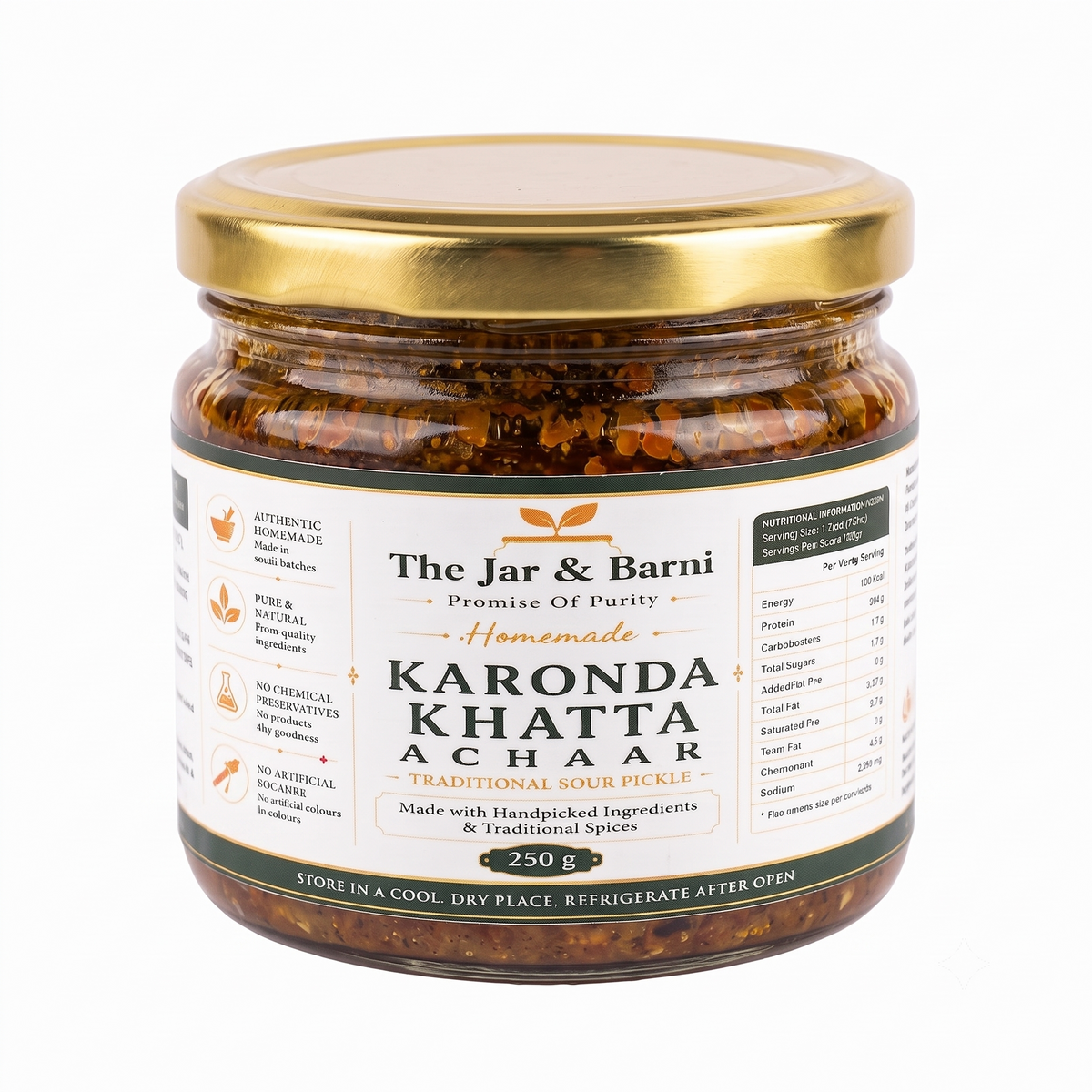 The Jar & Barni Karonda Khatta Achaar